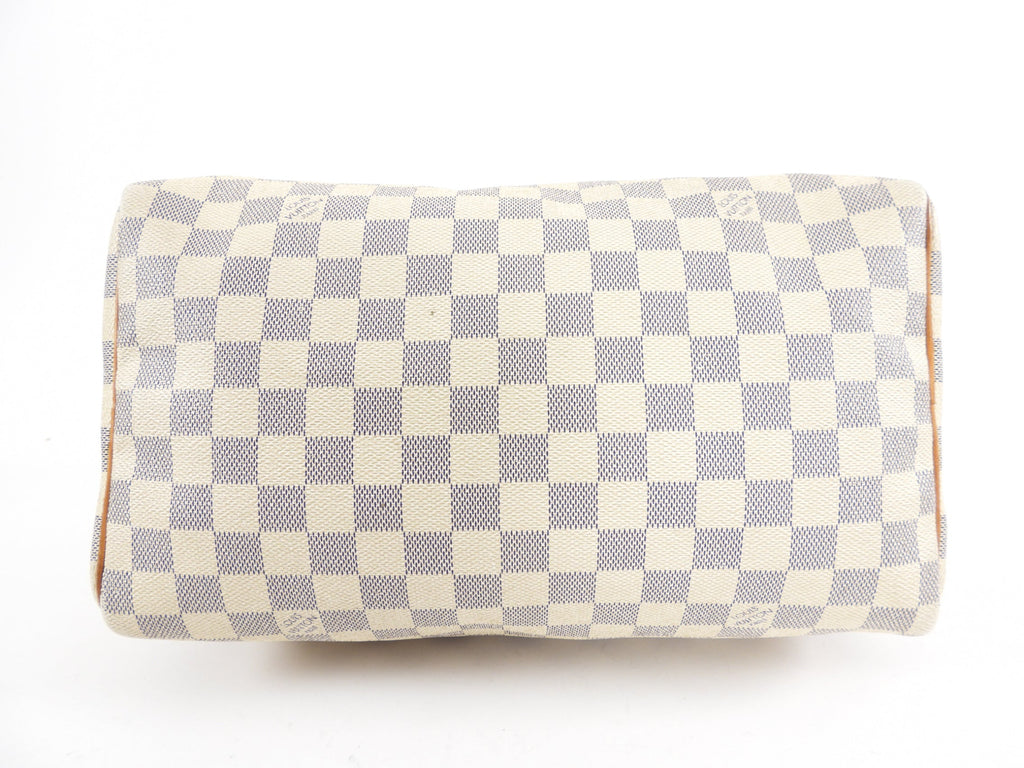 Louis Vuitton Damier Azur Speedy 30 Boston Bag