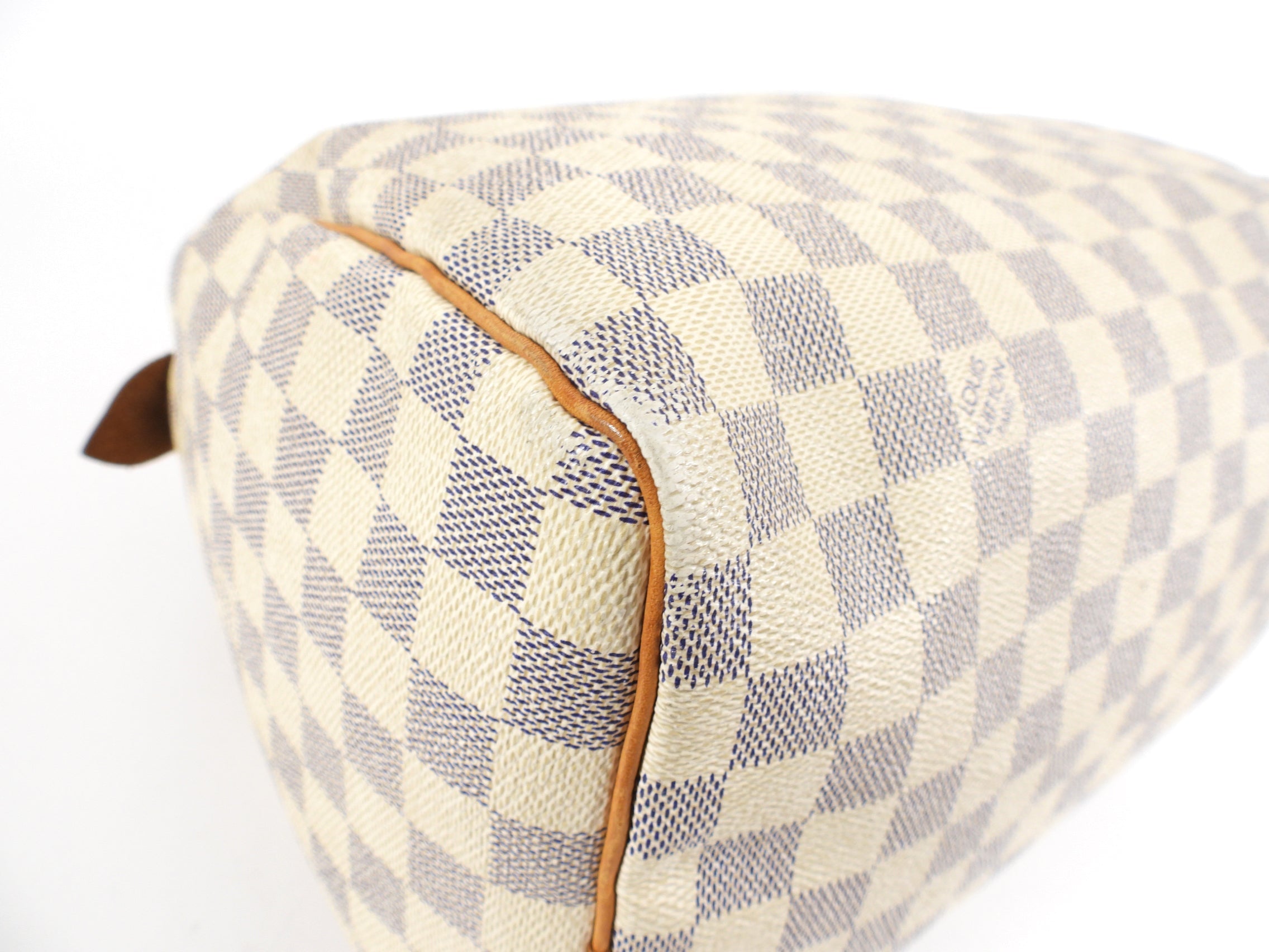 Louis Vuitton Damier Azur Speedy 30 Boston Bag