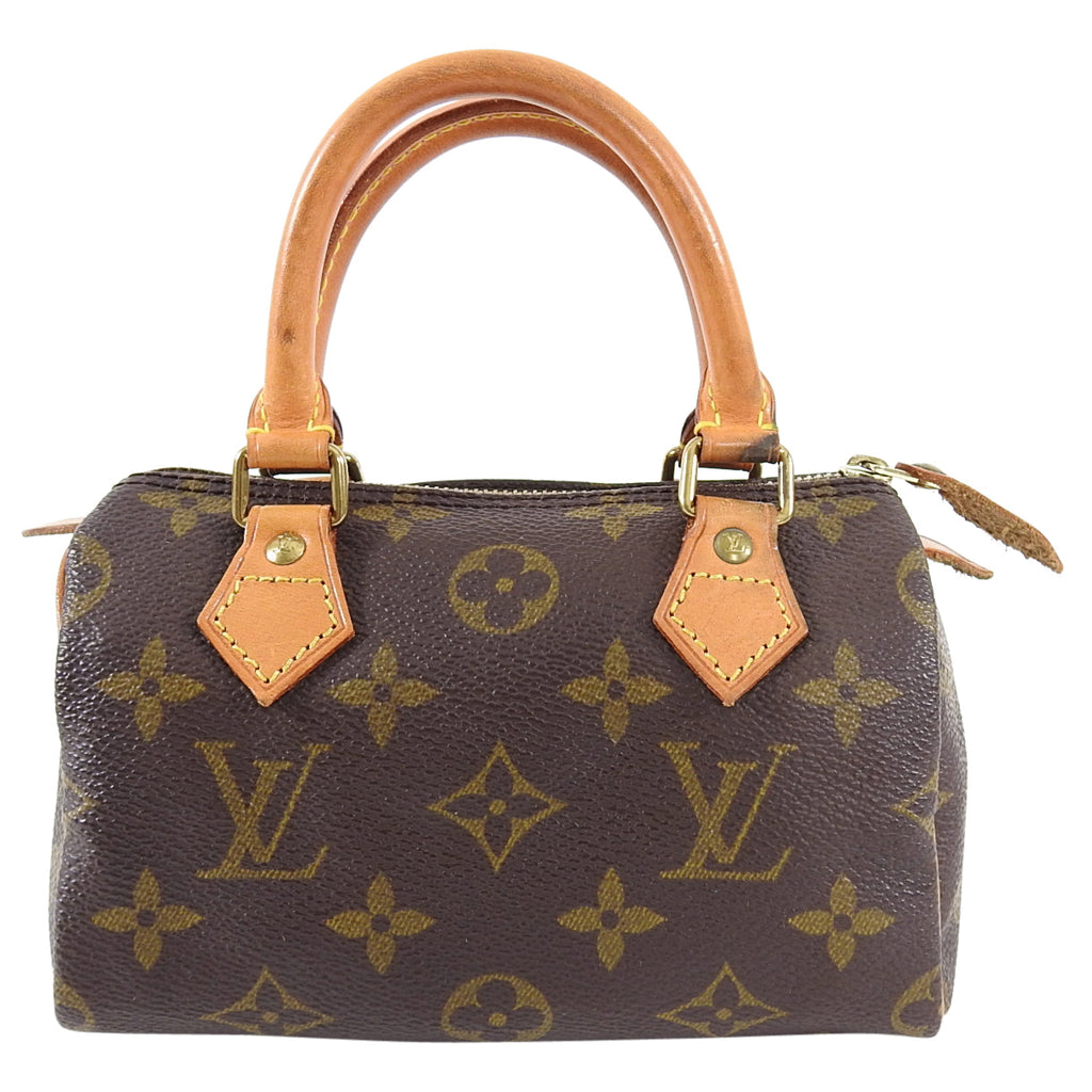 Louis Vuitton Vintage 1992 Monogram Nano Mini Speedy Bag