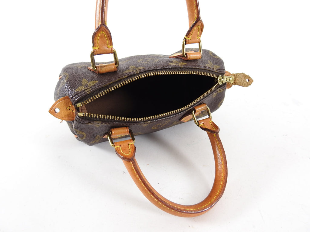 Louis Vuitton Vintage 1992 Monogram Nano Mini Speedy Bag