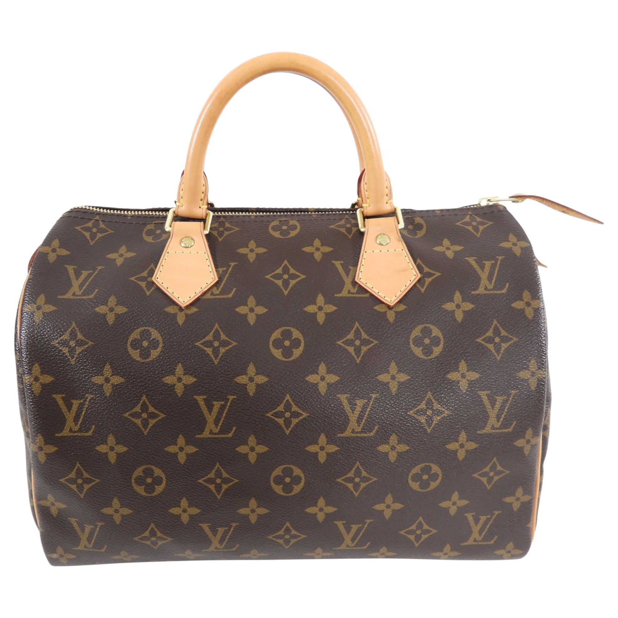 Louis Vuitton Monogram Canvas Speedy 30 Boston Bag
