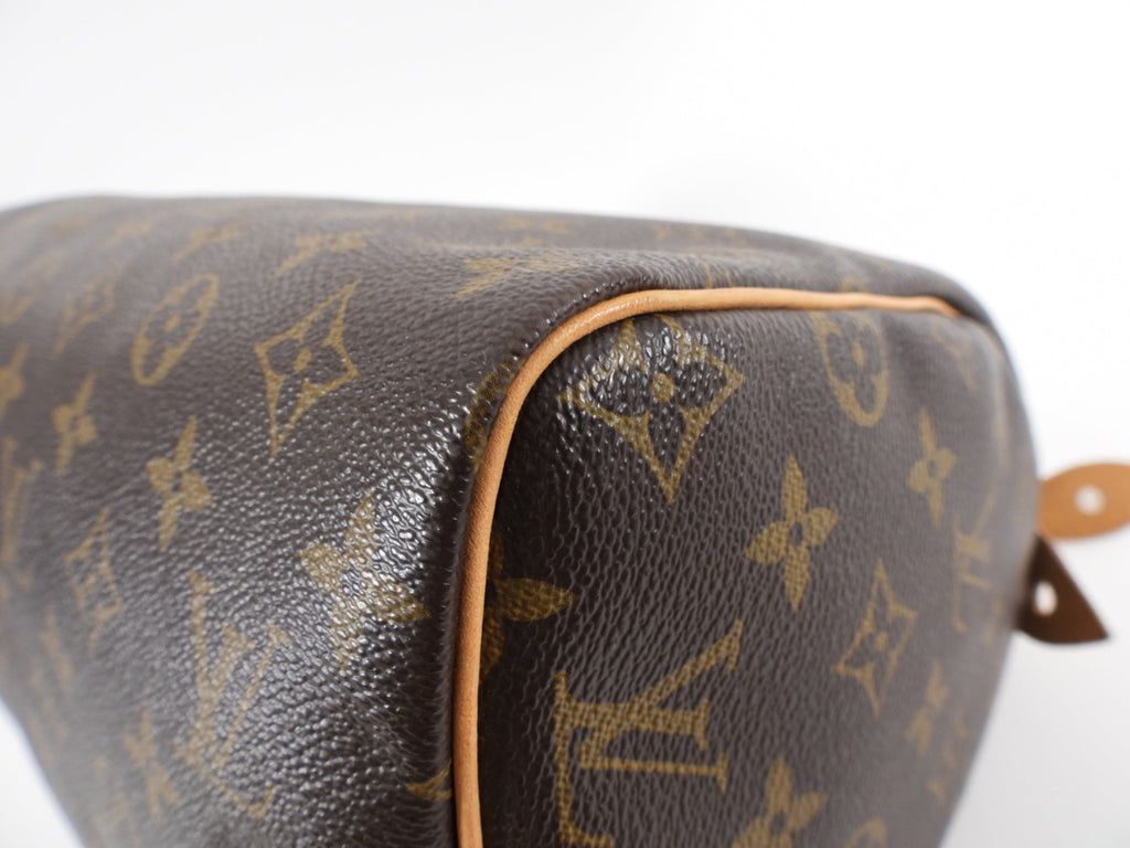 Louis Vuitton Monogram Canvas Speedy 30 Boston Bag