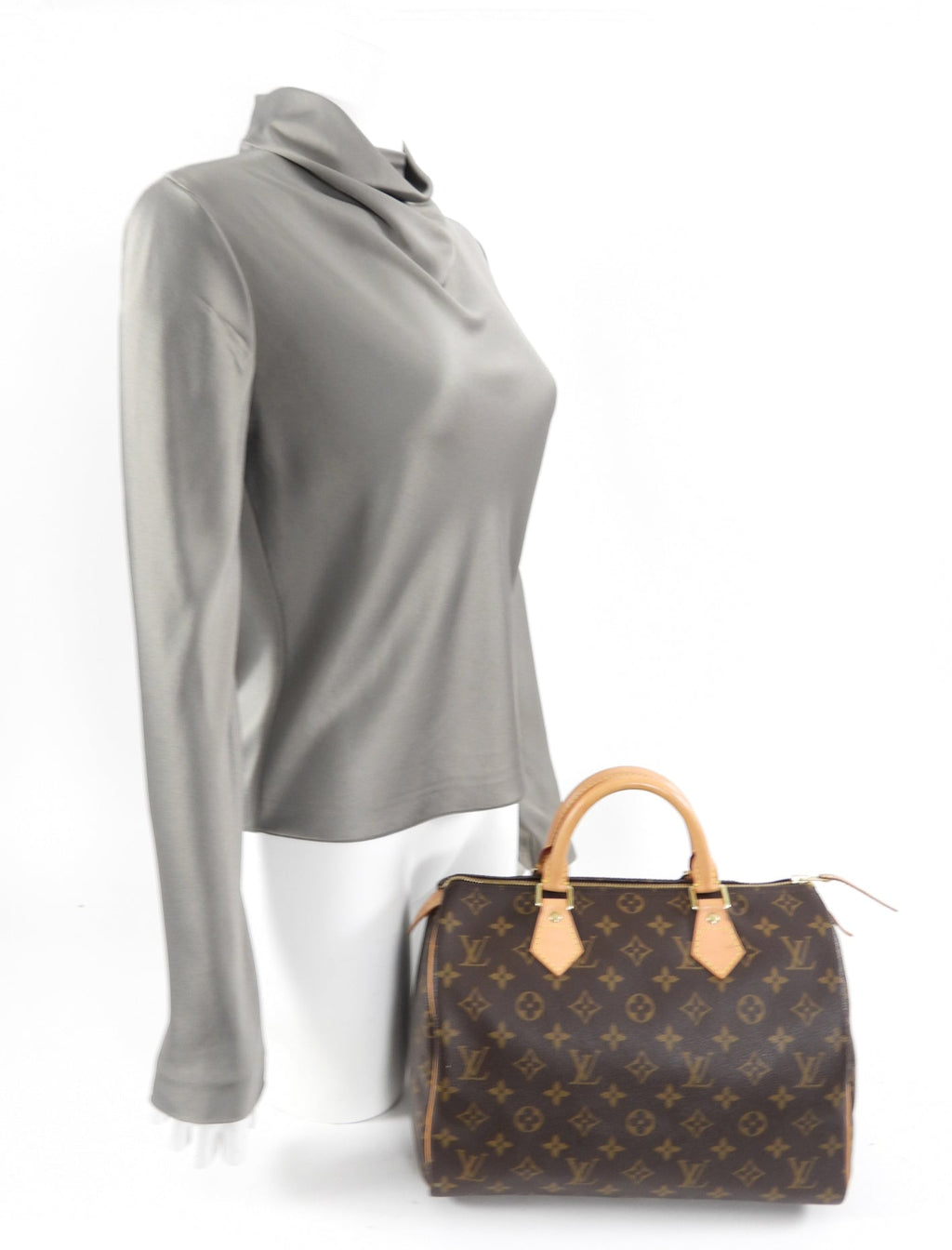 Louis Vuitton Monogram Canvas Speedy 30 Boston Bag