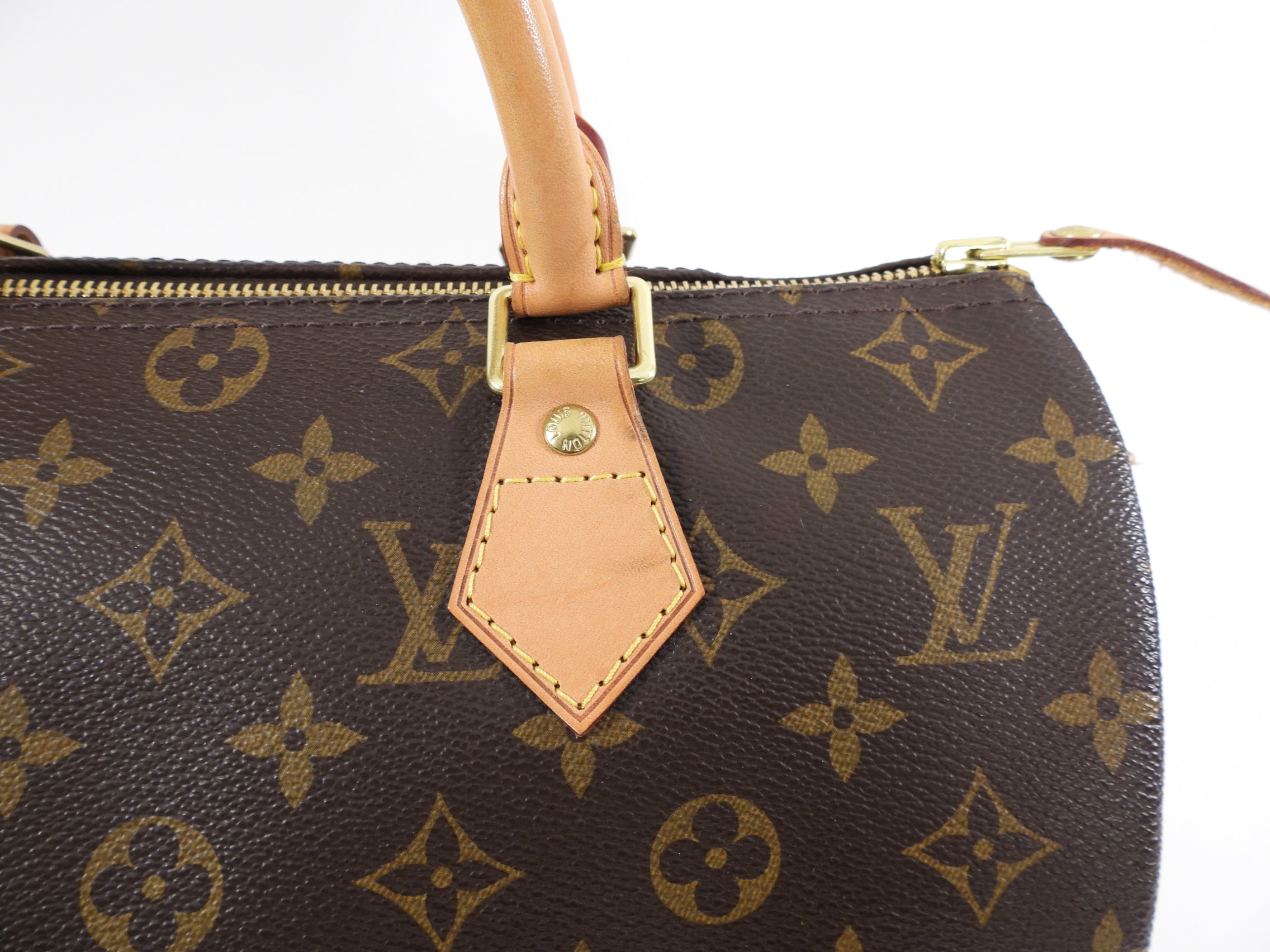 Louis Vuitton Monogram Canvas Speedy 30 Boston Bag