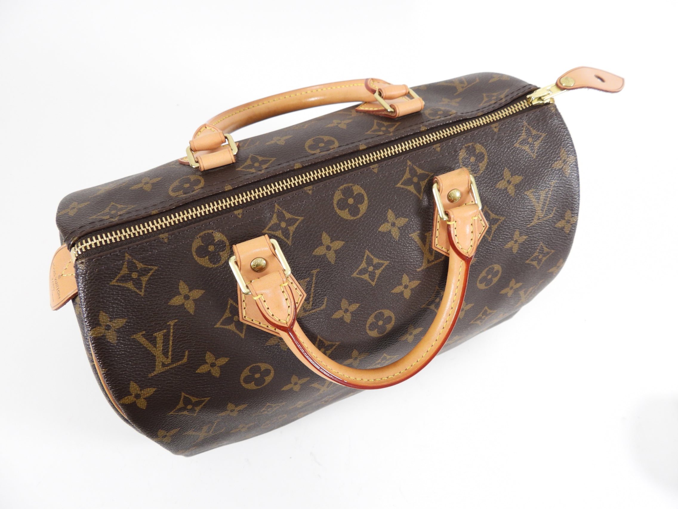 Louis Vuitton Monogram Canvas Speedy 30 Boston Bag
