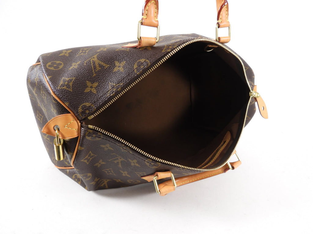 Louis Vuitton Monogram Speedy 35 Boston Duffle Bag MH