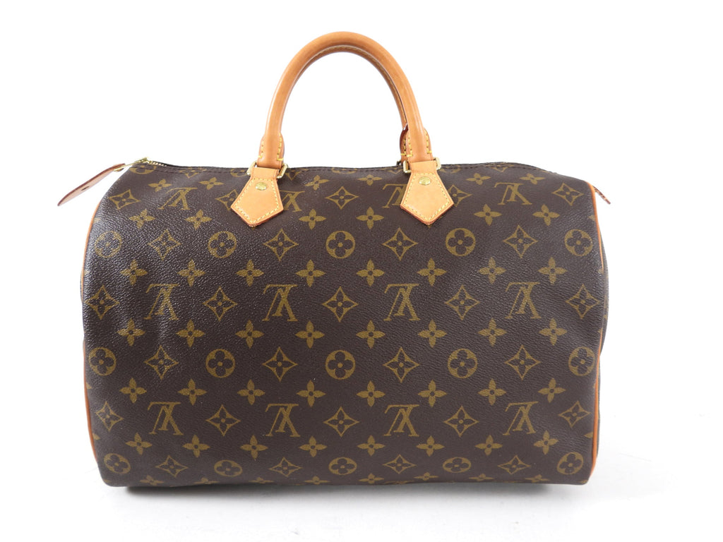 Louis Vuitton Monogram Speedy 35 Boston Duffle Bag MH