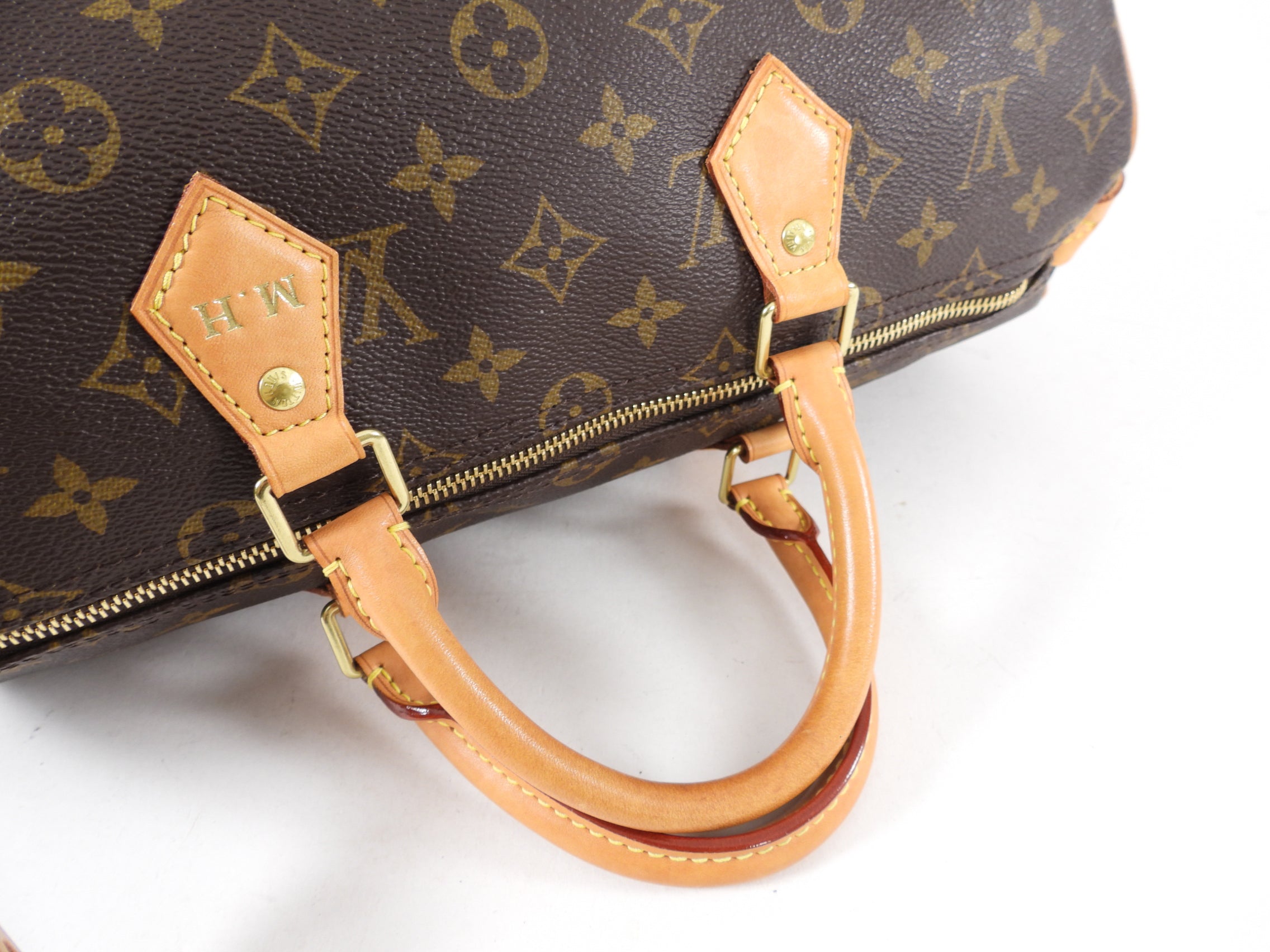 Louis Vuitton Monogram Speedy 35 Boston Duffle Bag MH