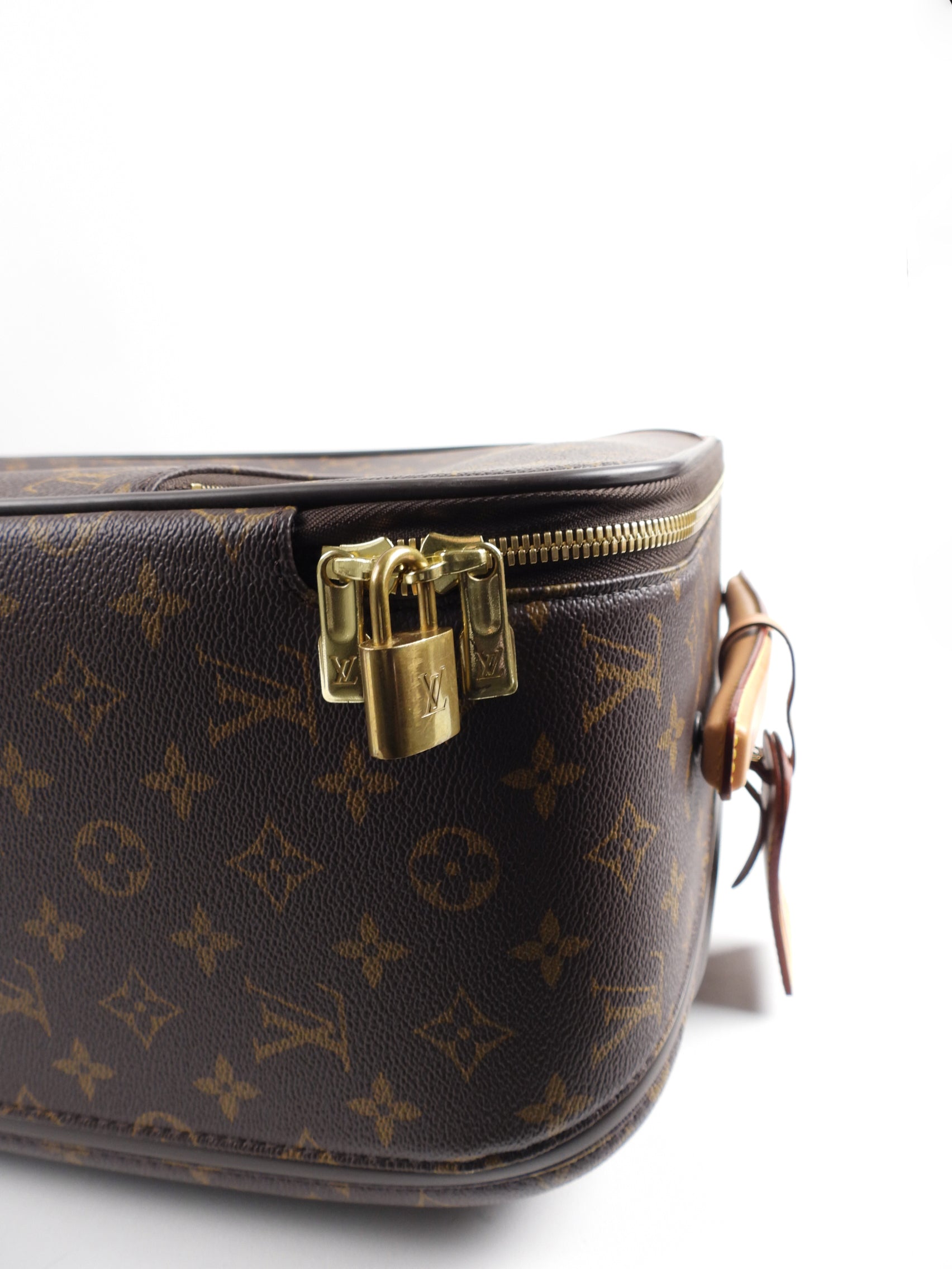 Louis Vuitton Monogram Pegasse 55 Rolling Travel Luggage