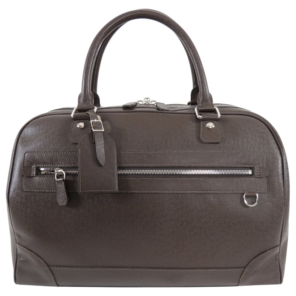Louis Vuitton Brown Taiga Leather Stanislav Travel Duffle Bag