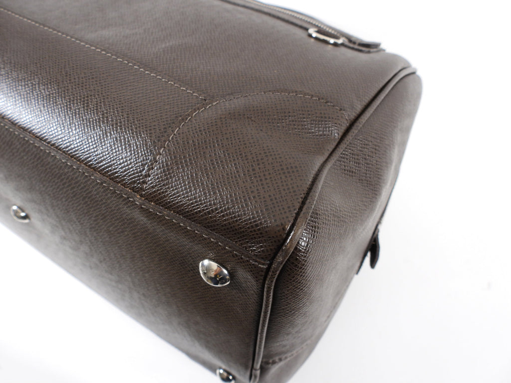 Louis Vuitton Brown Taiga Leather Stanislav Travel Duffle Bag