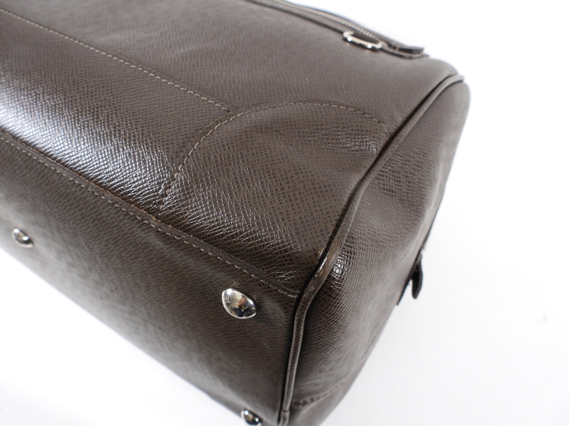 Louis Vuitton Brown Taiga Leather Stanislav Travel Duffle Bag
