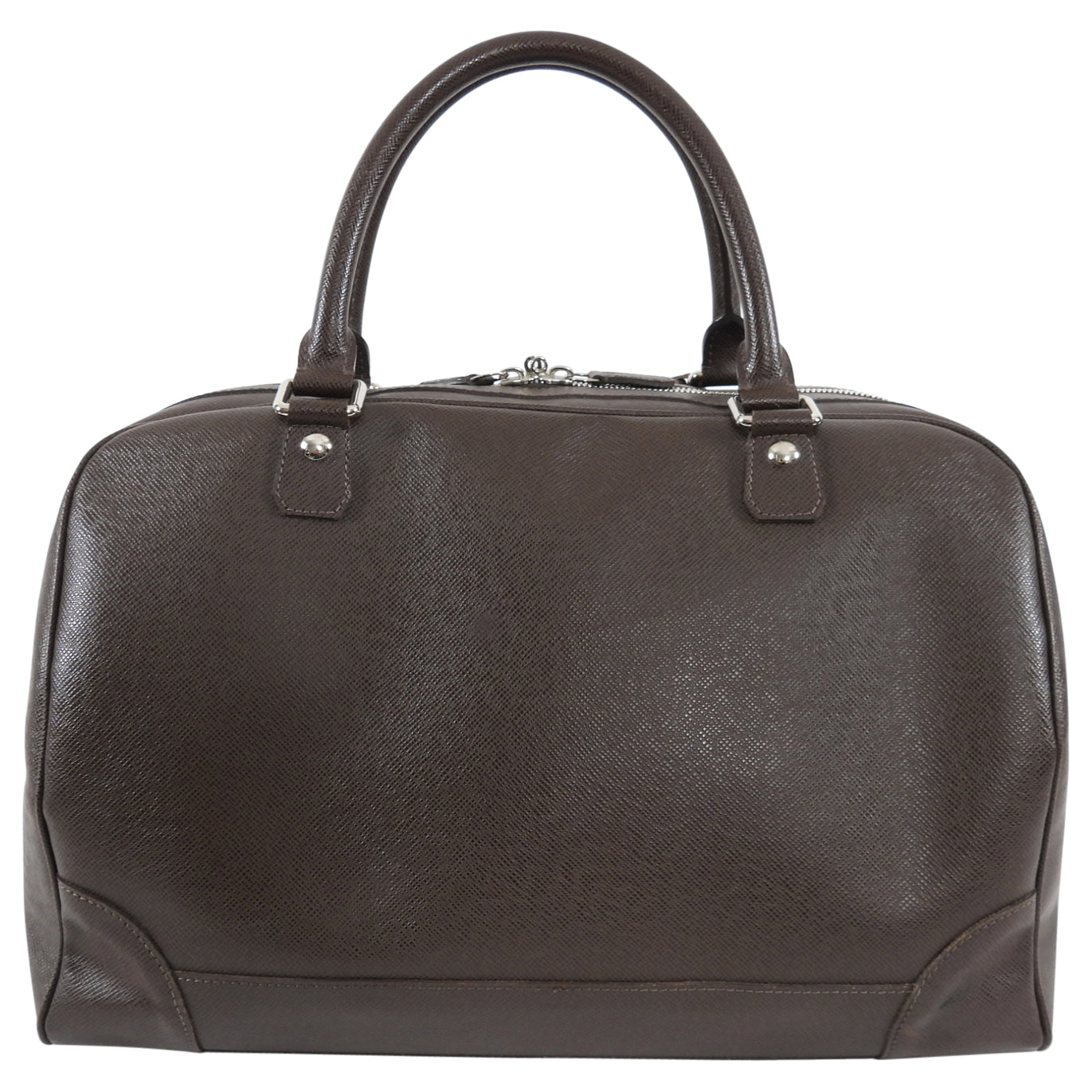 Louis Vuitton Brown Taiga Leather Stanislav Travel Duffle Bag