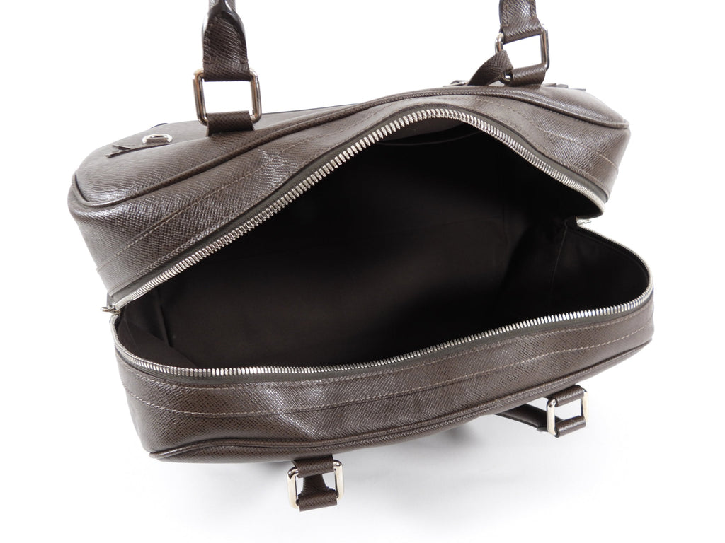 Louis Vuitton Brown Taiga Leather Stanislav Travel Duffle Bag