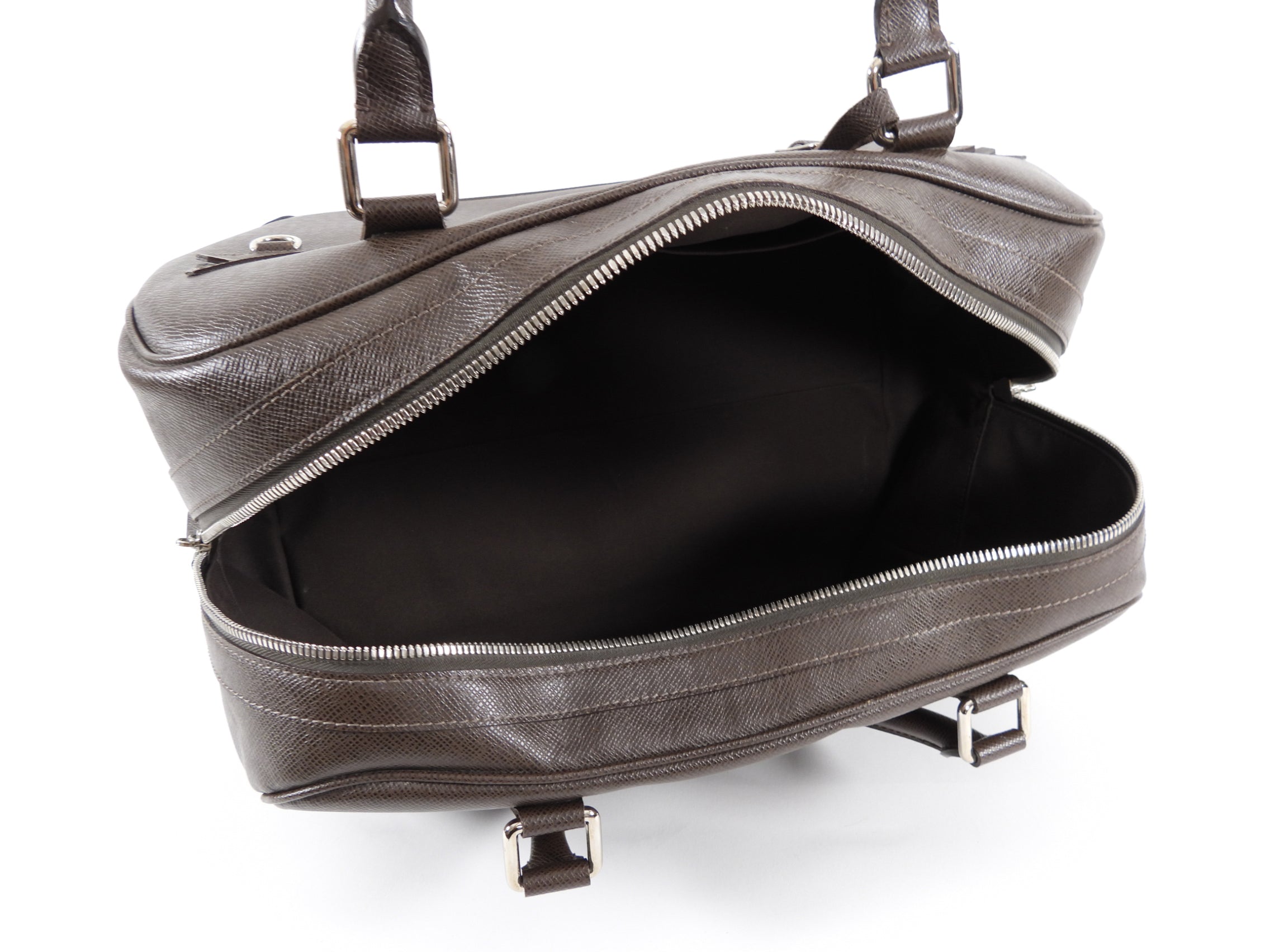 Louis Vuitton Brown Taiga Leather Stanislav Travel Duffle Bag