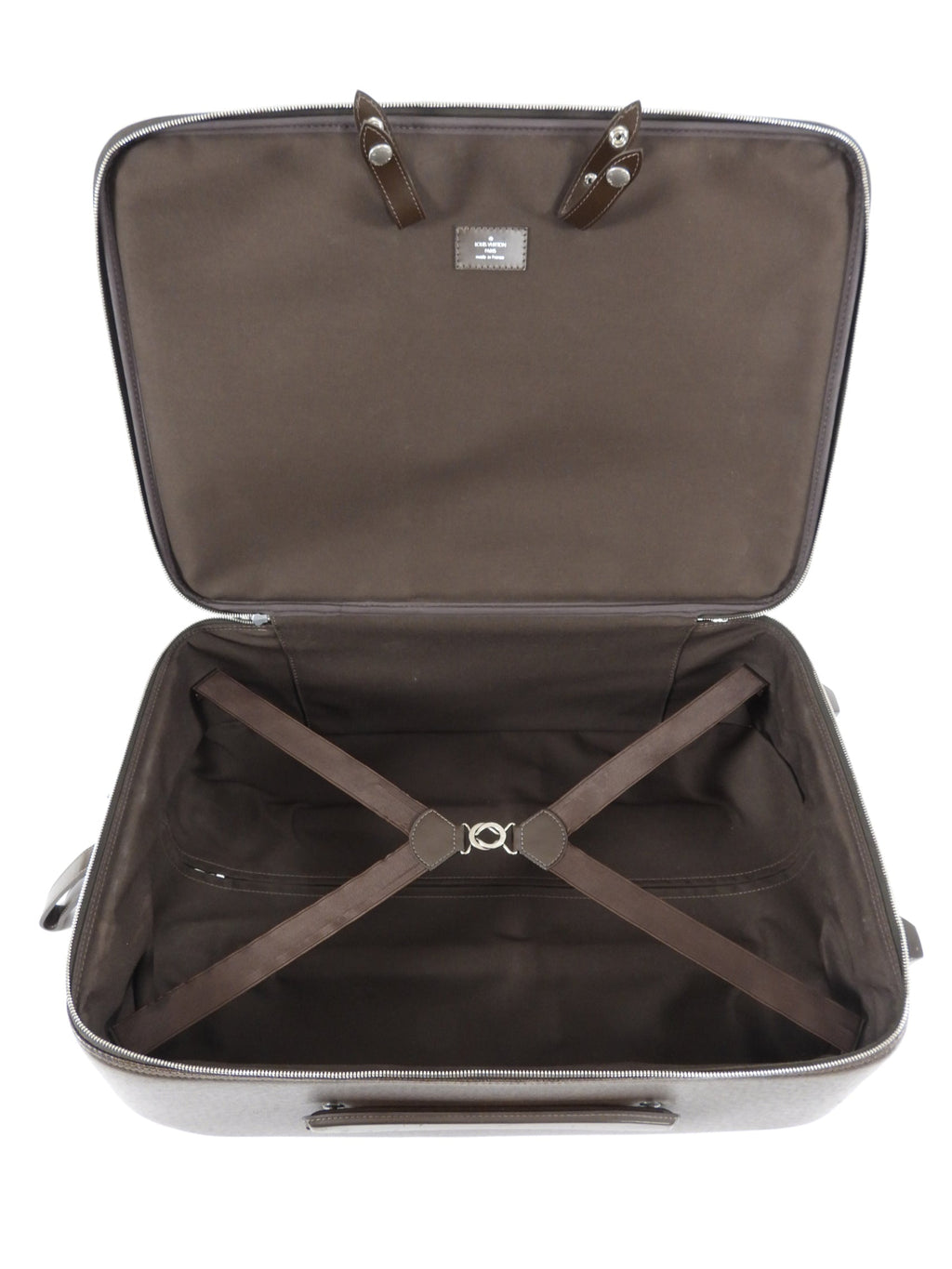 Louis Vuitton Brown Taiga Leather Pegase 55 Travel Rolling Luggage