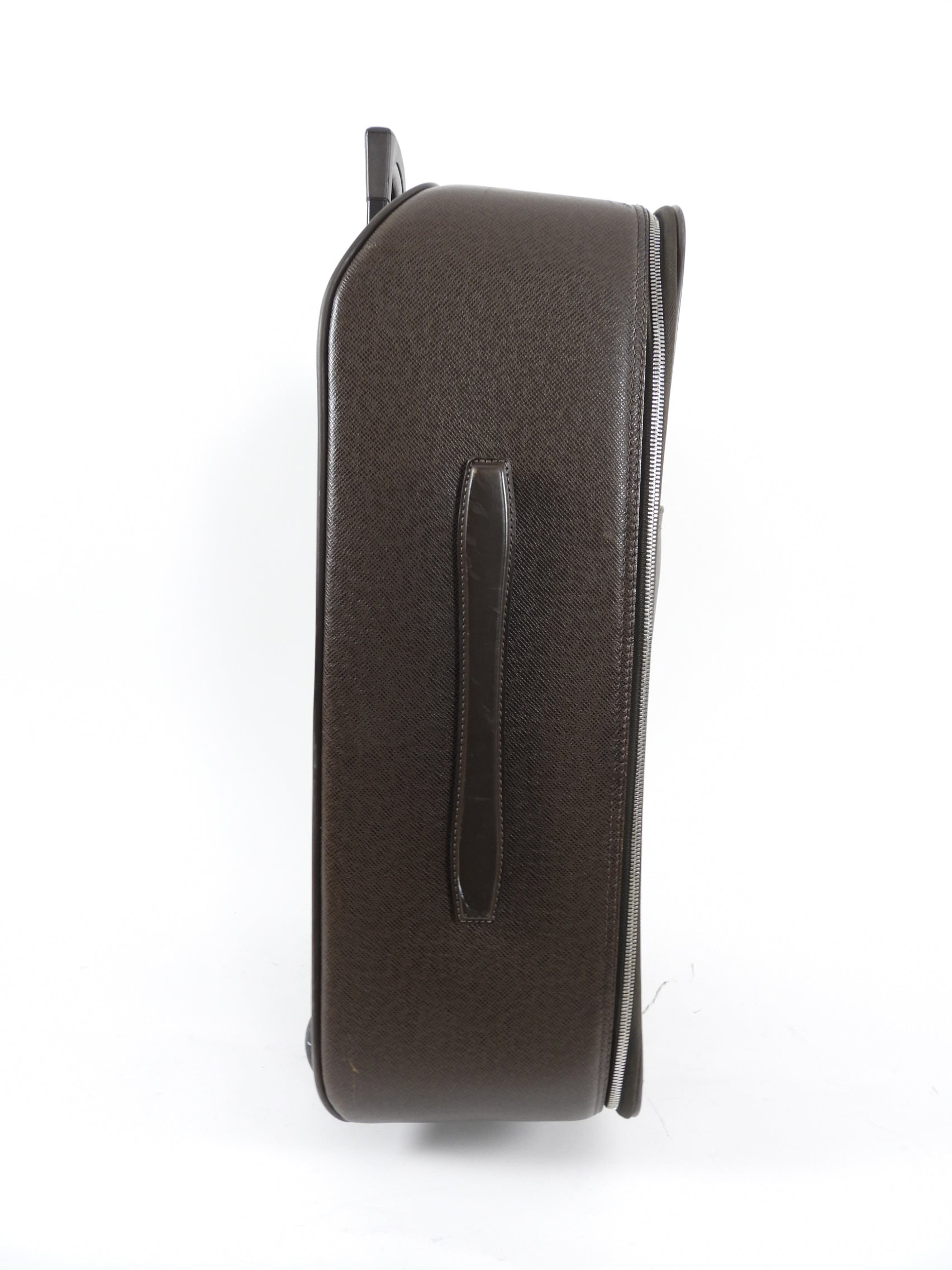 Louis Vuitton Brown Taiga Leather Pegase 55 Travel Rolling Luggage