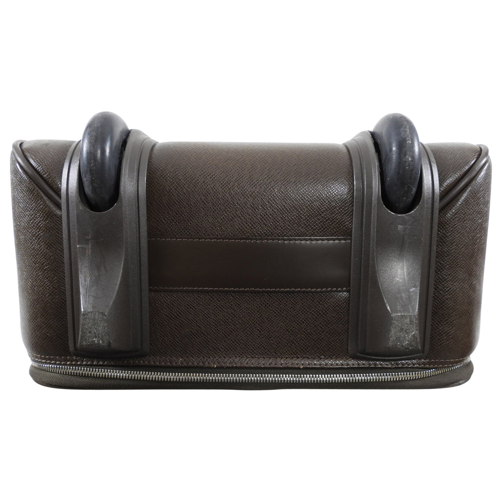 Louis Vuitton Brown Taiga Leather Pegase 55 Travel Rolling Luggage