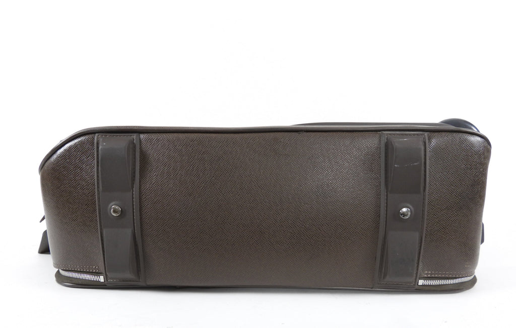 Louis Vuitton Brown Taiga Leather Pegase 55 Travel Rolling Luggage