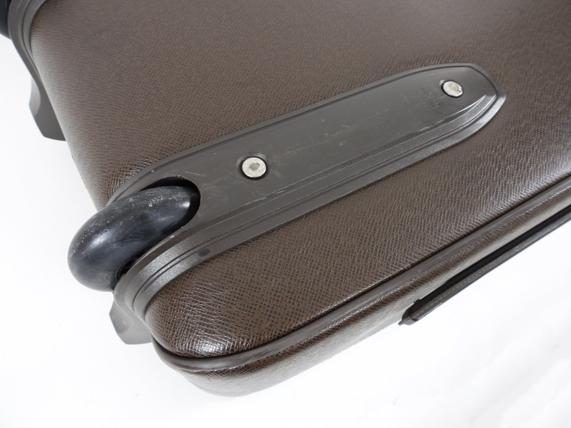 Louis Vuitton Brown Taiga Leather Pegase 55 Travel Rolling Luggage
