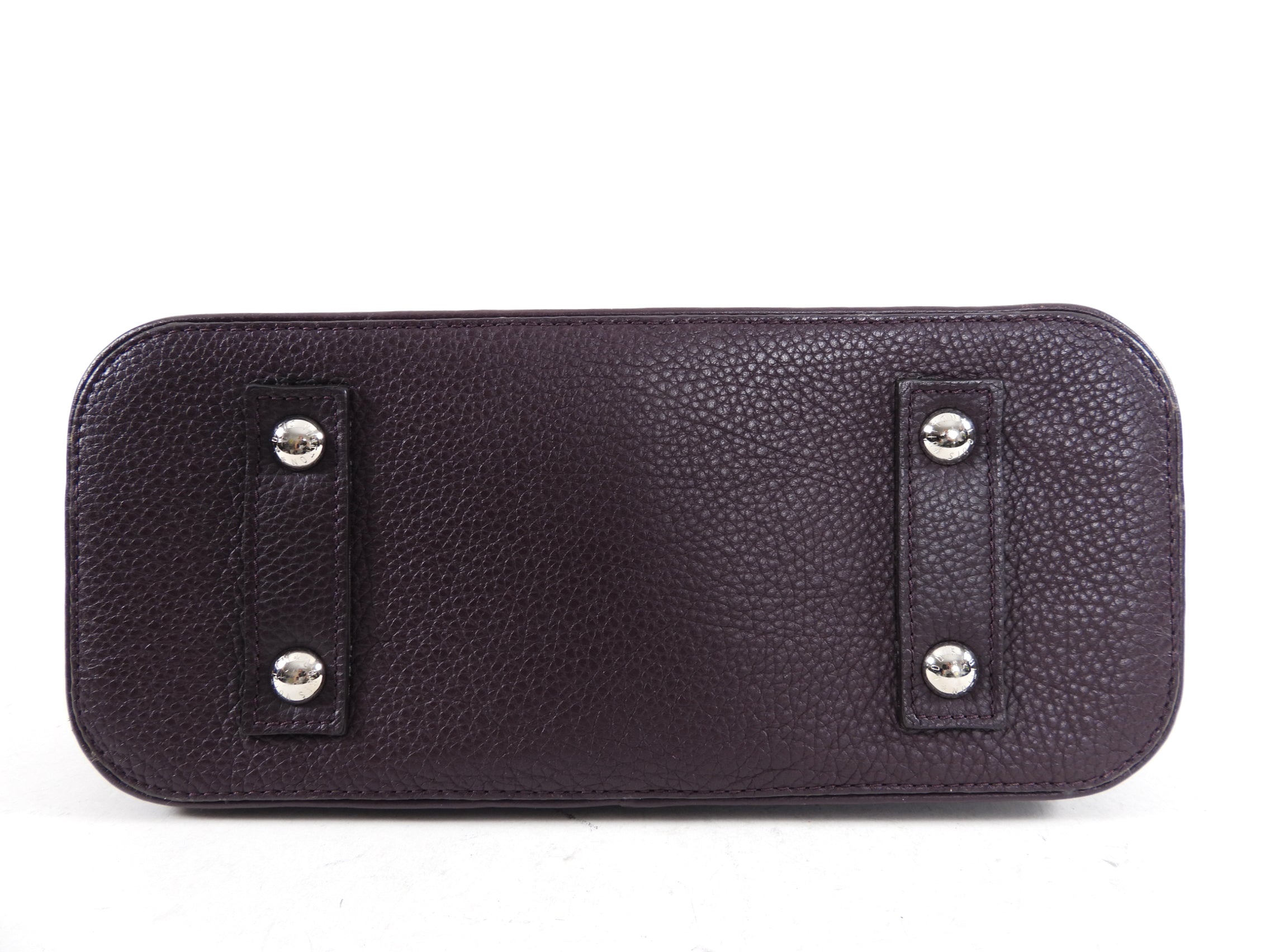 Louis Vuitton Dark Purple Taurillon Leather Alma PM Bag