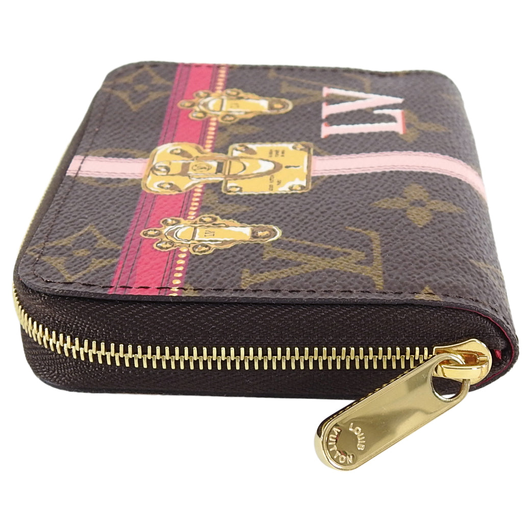 Louis Vuitton Monogram Summer Trunks Small Zippered Wallet