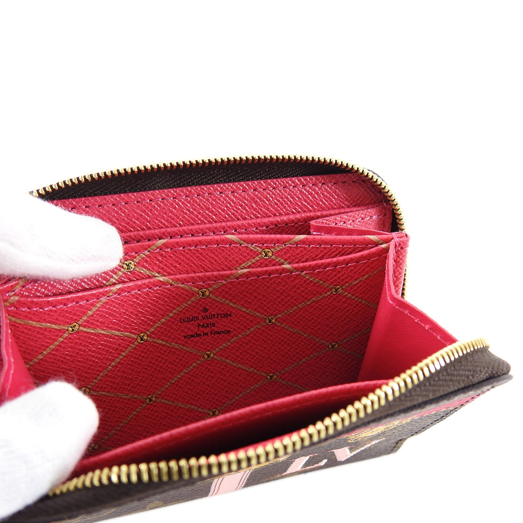 Louis Vuitton Monogram Summer Trunks Small Zippered Wallet