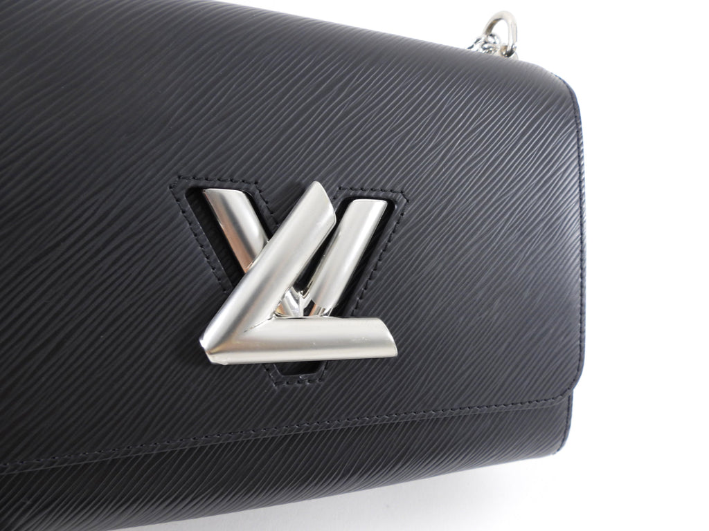 Louis Vuitton Black Epi Twist MM Chain Bag