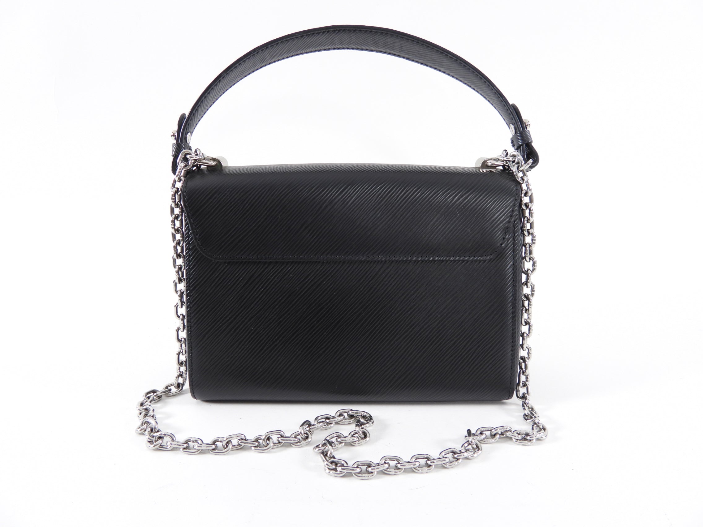 Louis Vuitton Black Epi Twist MM Chain Bag