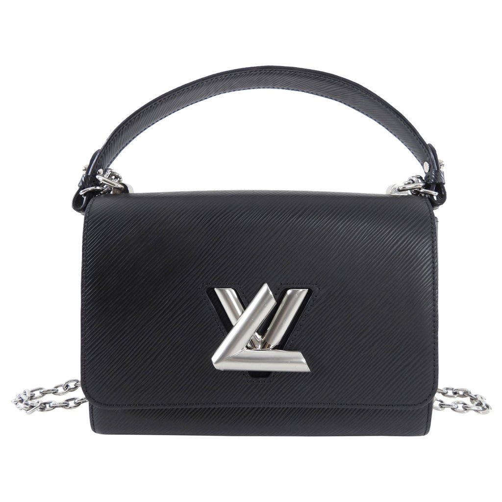 Louis Vuitton Black Epi Twist MM Chain Bag