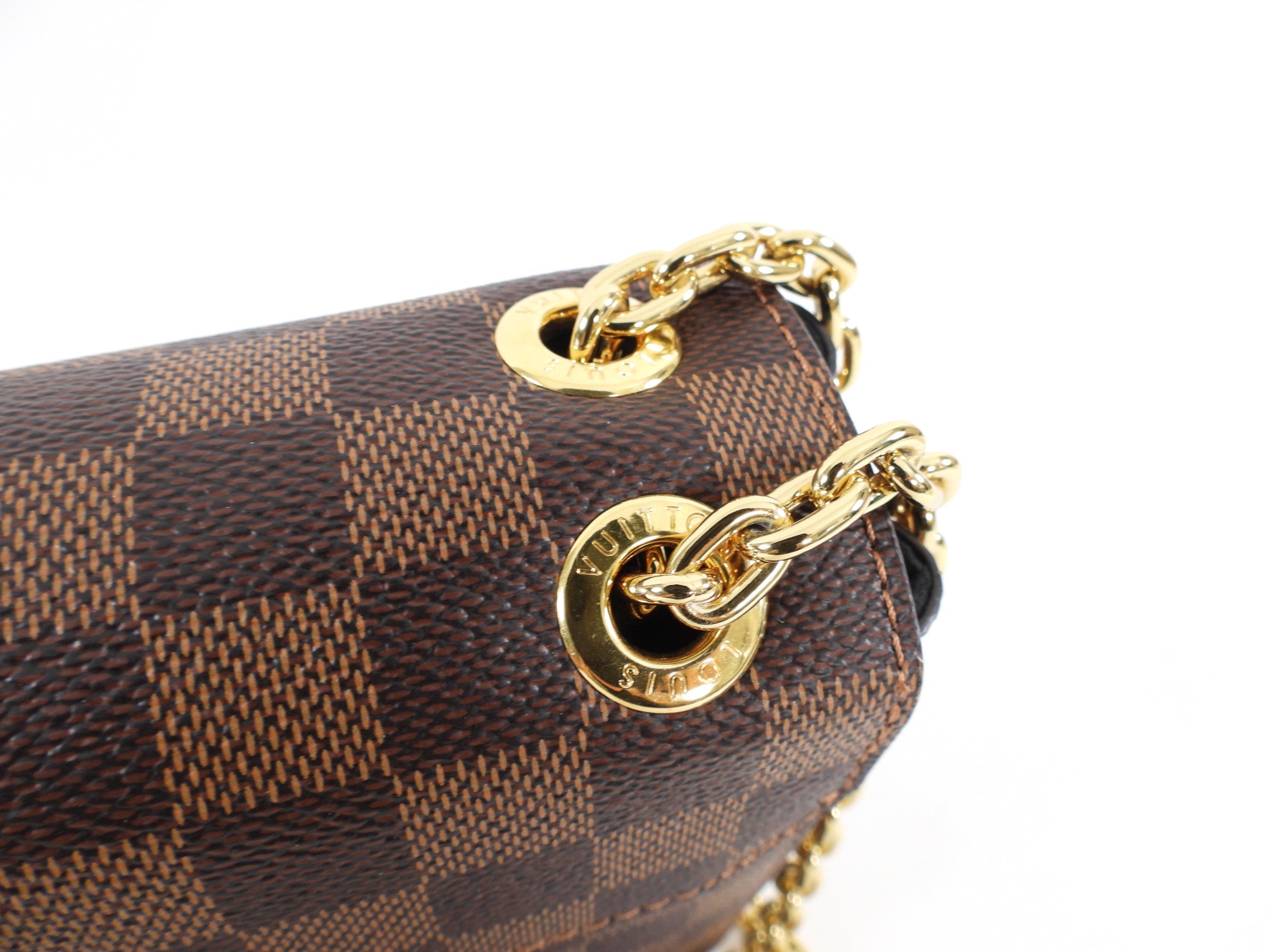 Louis Vuitton Damier Ebene Vavin PM Chain Bag
