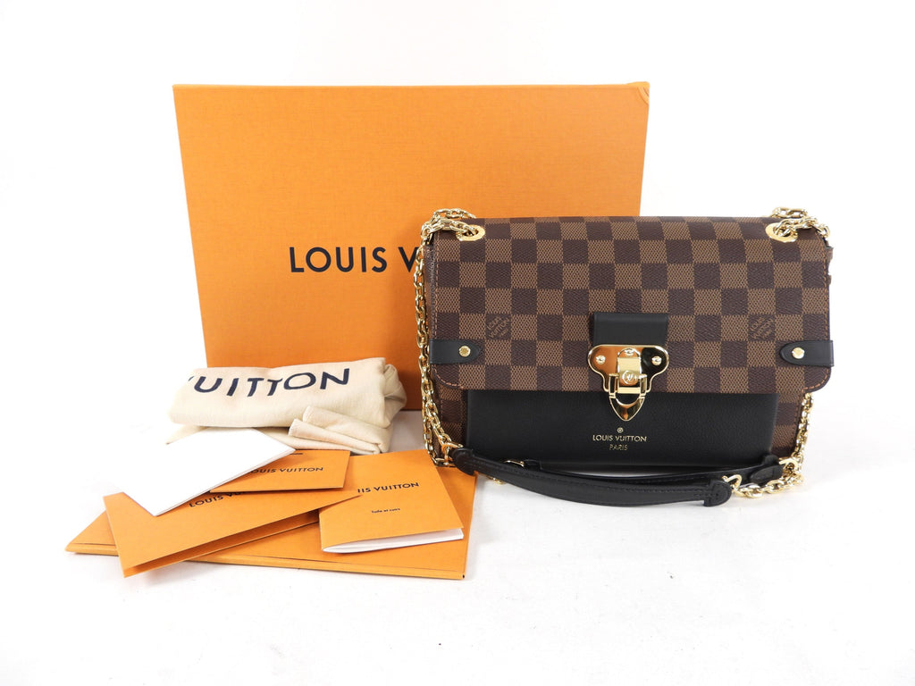 Louis Vuitton Damier Ebene Vavin PM Chain Bag