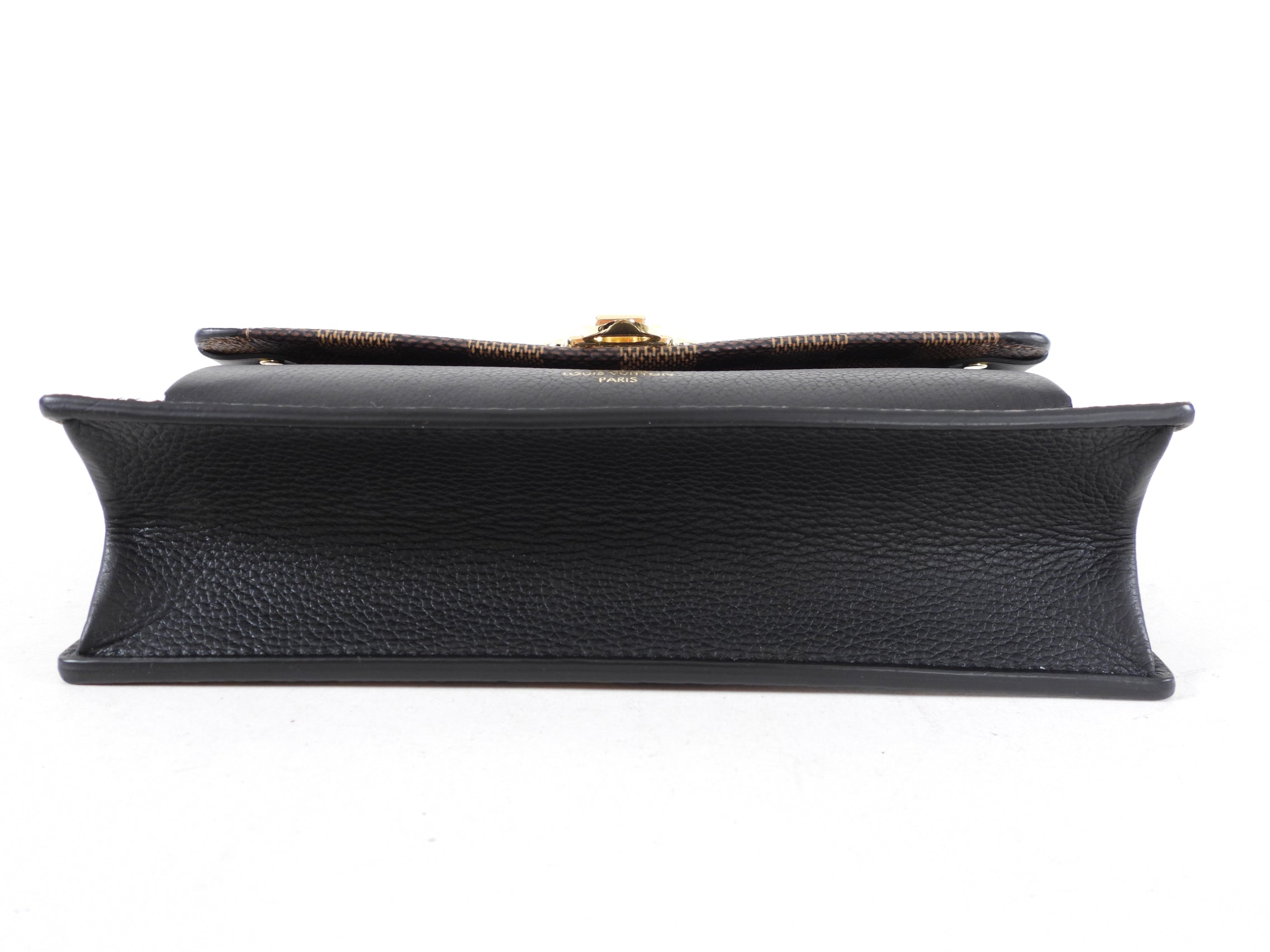Louis Vuitton Damier Ebene and Noir Vavin Chain Wallet