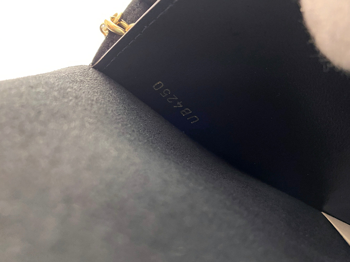 Louis Vuitton Damier Ebene and Noir Vavin Chain Wallet
