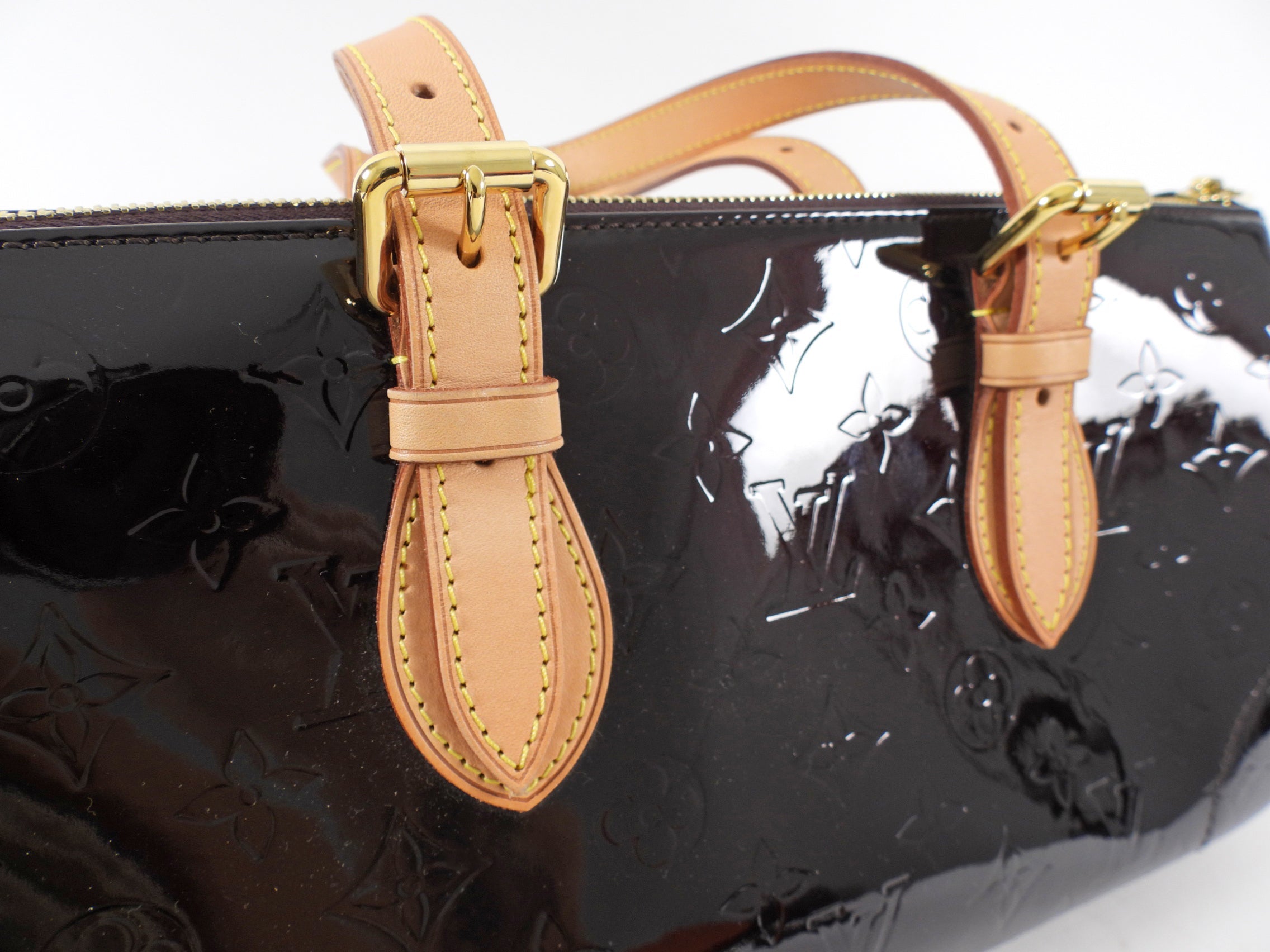 Louis Vuitton Amarante Vernis Rosewood Avenue East West Bag