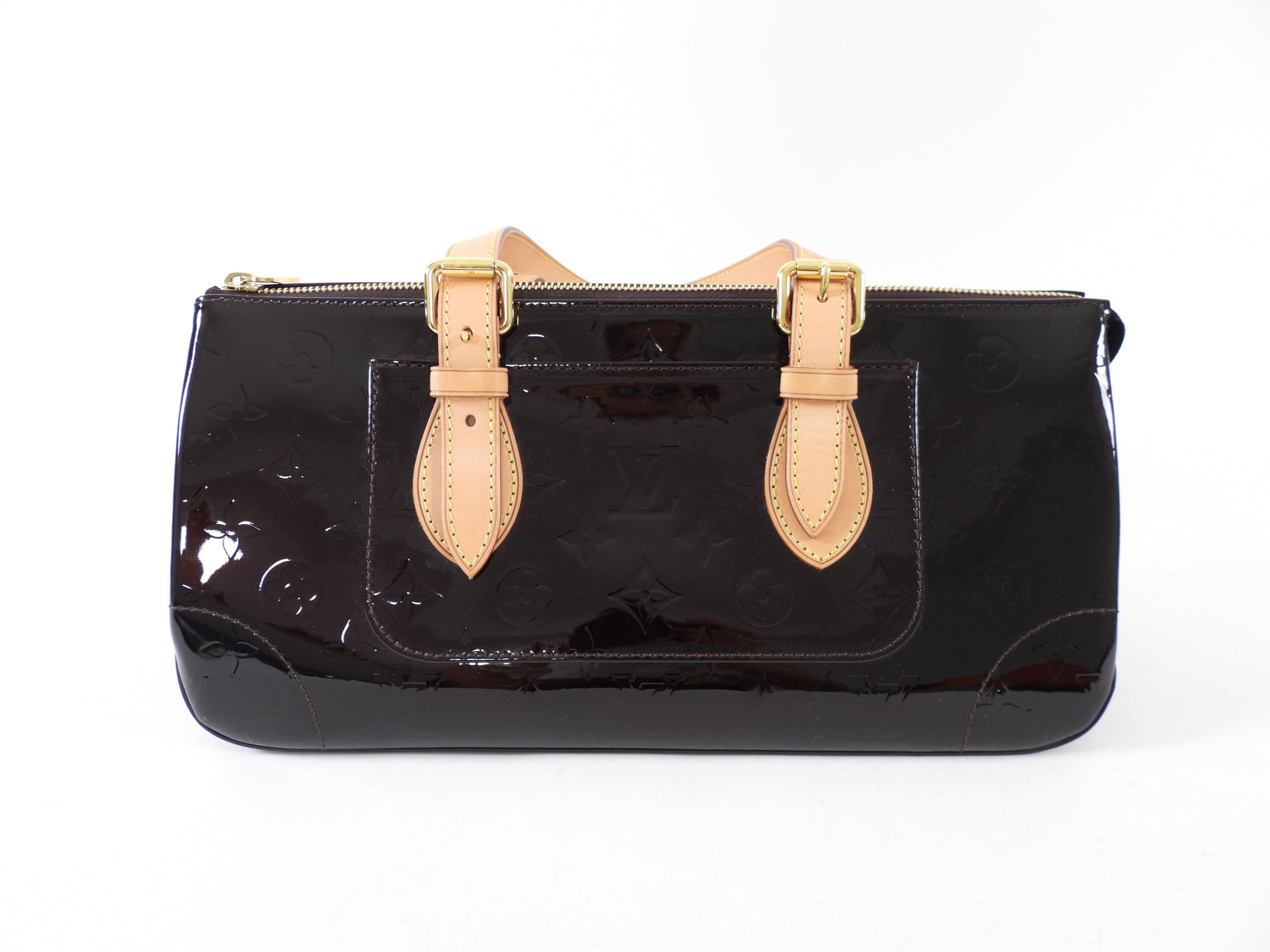 Louis Vuitton Amarante Vernis Rosewood Avenue East West Bag