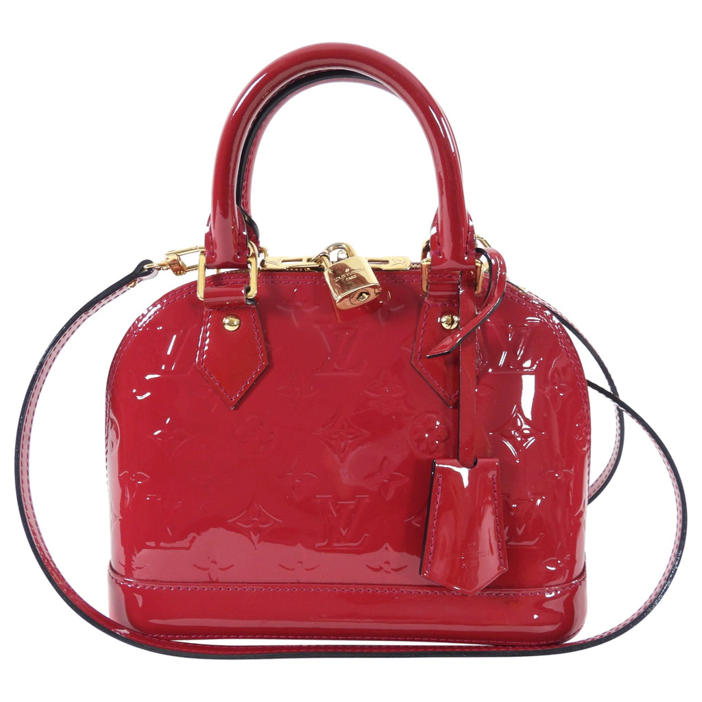 Louis Vuitton Alma BB Vernis Rose Indien Mini Bag