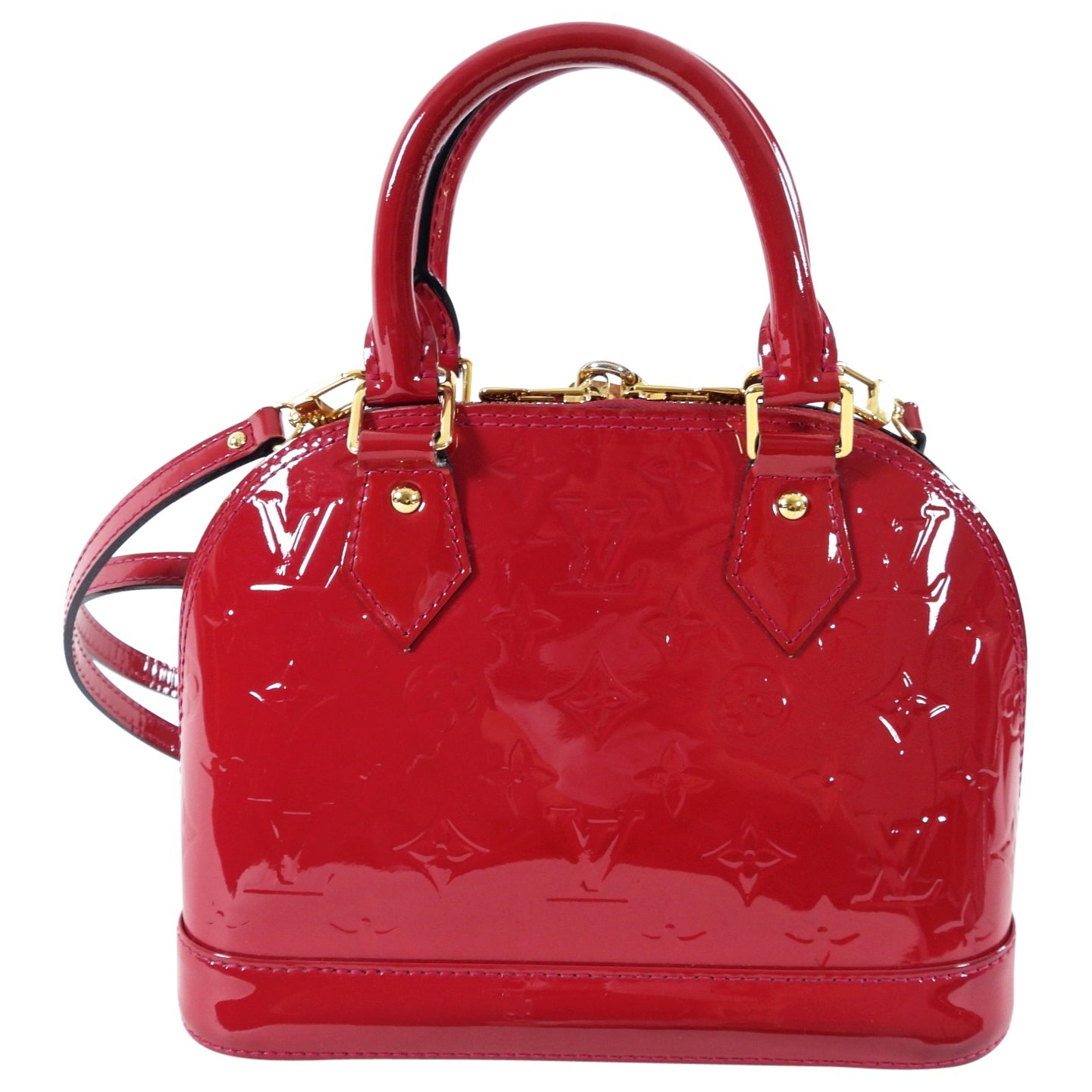 Louis Vuitton Alma BB Vernis Rose Indien Mini Bag