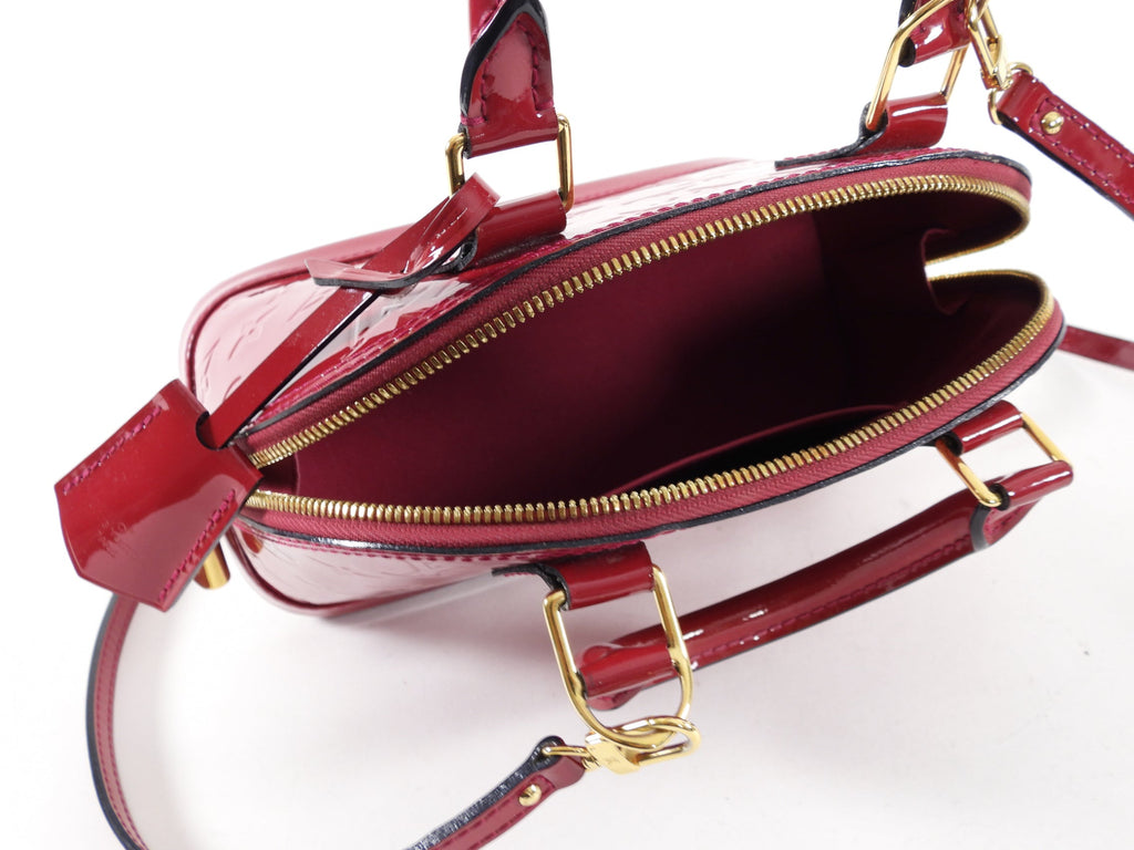 Louis Vuitton Alma BB Vernis Rose Indien Mini Bag