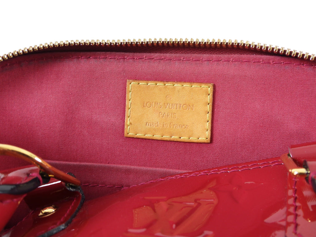 Louis Vuitton Alma BB Vernis Rose Indien Mini Bag