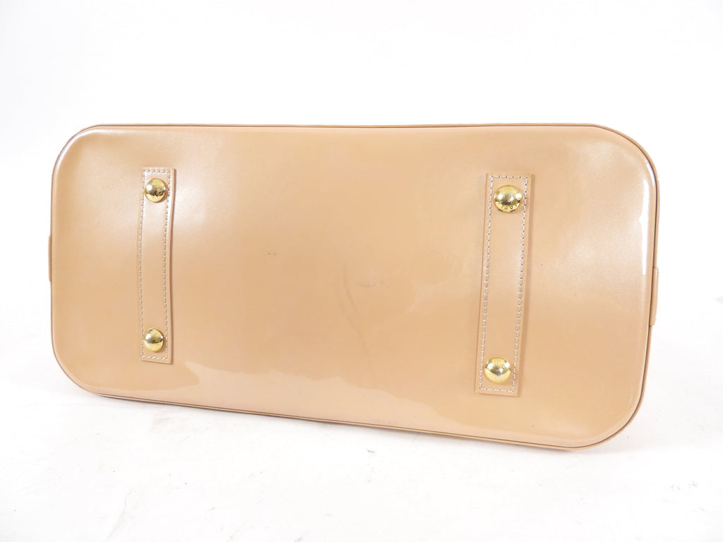 Louis Vuitton Alma GM Rose Florentin Nude Vernis Bag