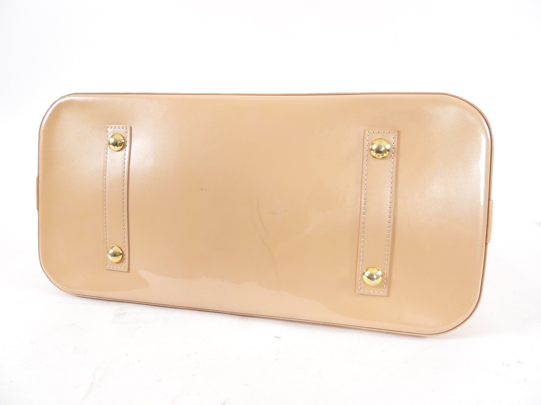 Louis Vuitton Alma GM Rose Florentin Nude Vernis Bag
