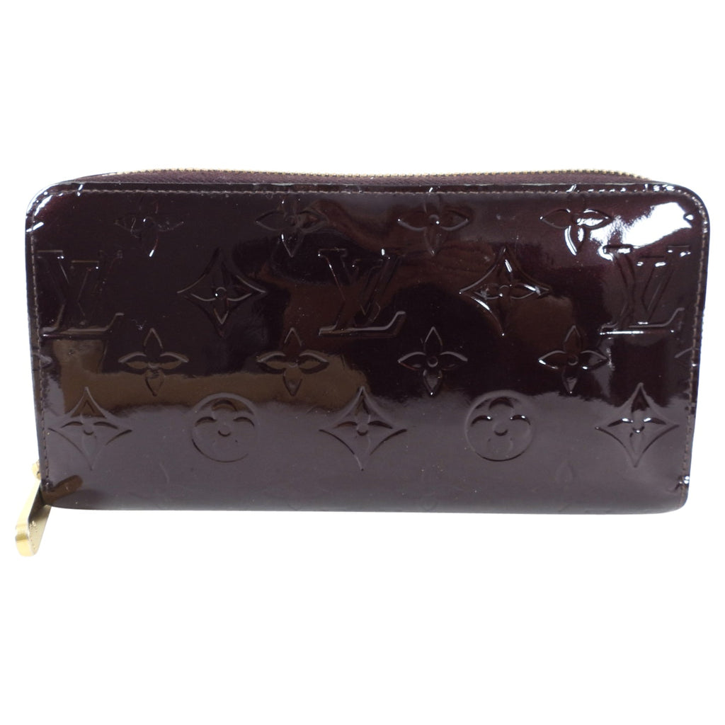 Louis Vuitton Plum Vernis Monogram Zippy Continental Wallet