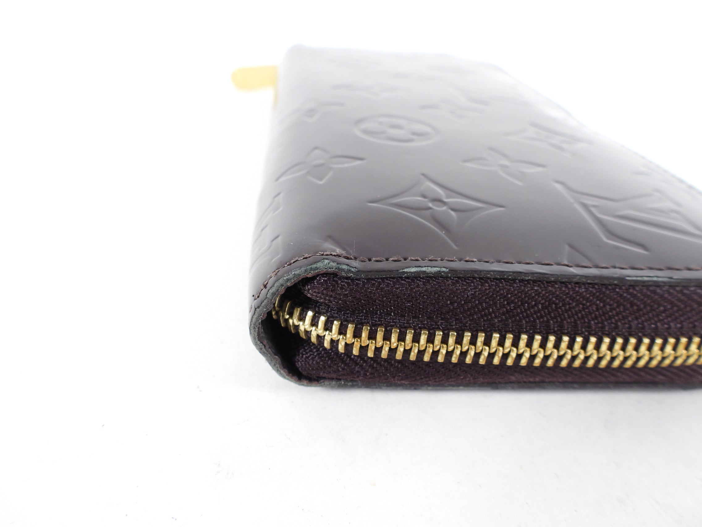 Louis Vuitton Plum Vernis Monogram Zippy Continental Wallet