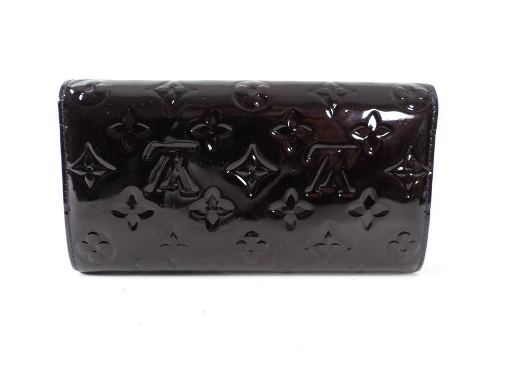 Louis Vuitton Amarante Vernis Sarah Snap Wallet