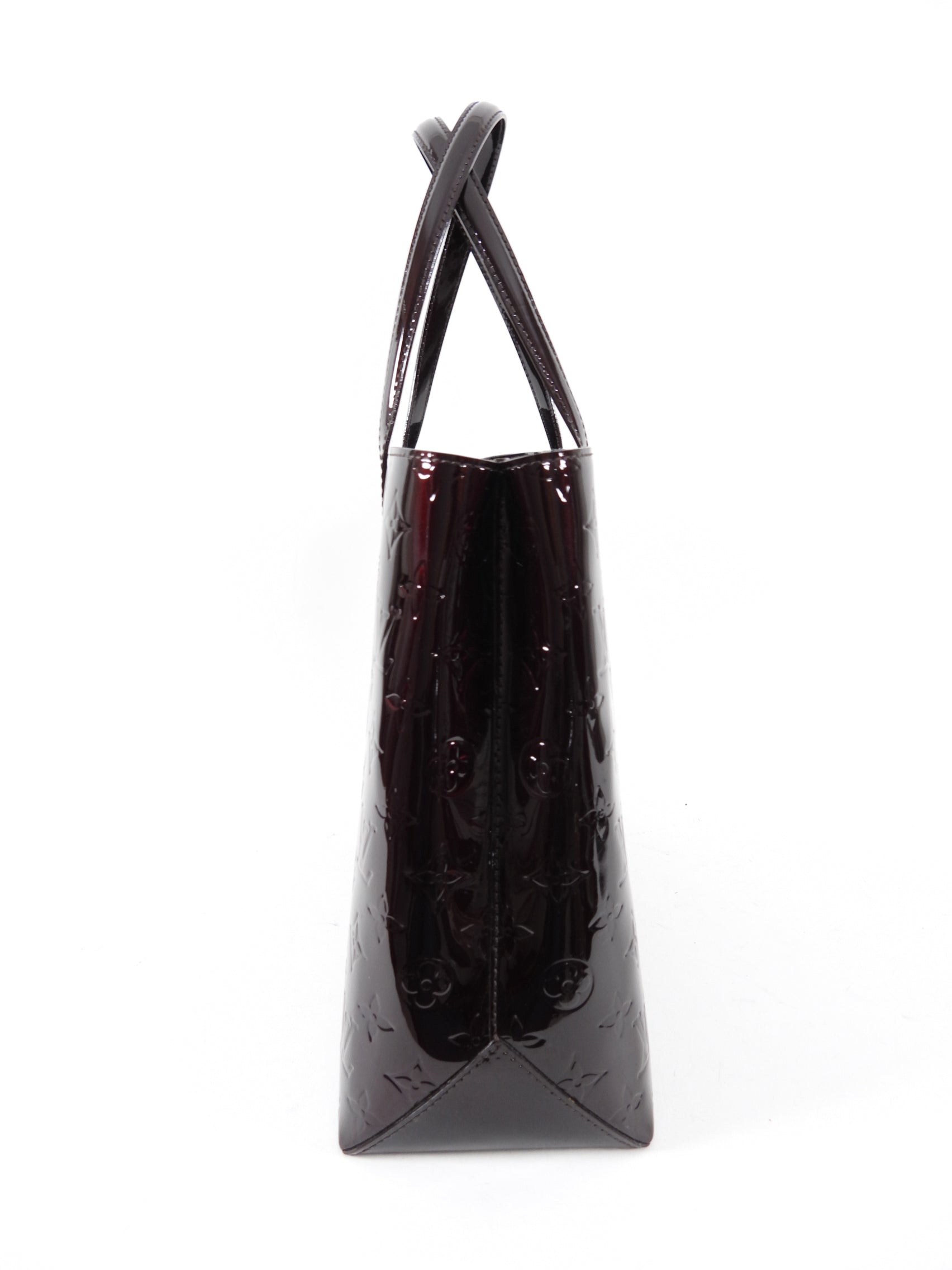 Louis Vuitton Vernis Wilshire MM Tote Bag in Amarante