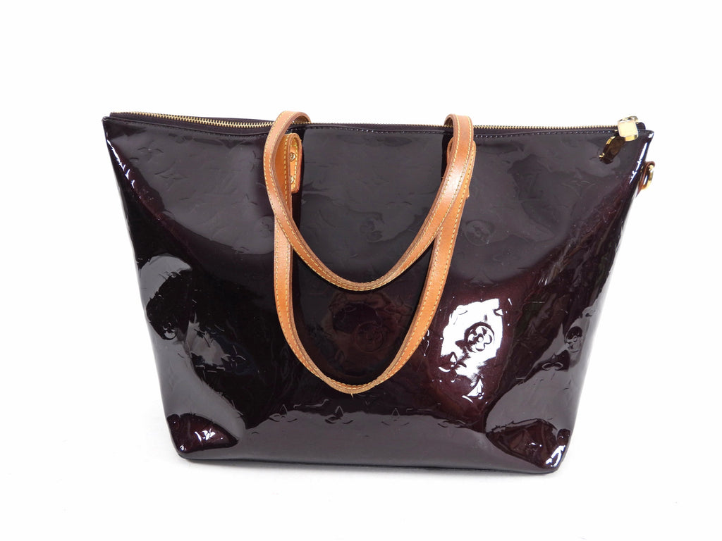 Louis Vuitton Amarante Monogram Vernis Belleview GM Tote Bag