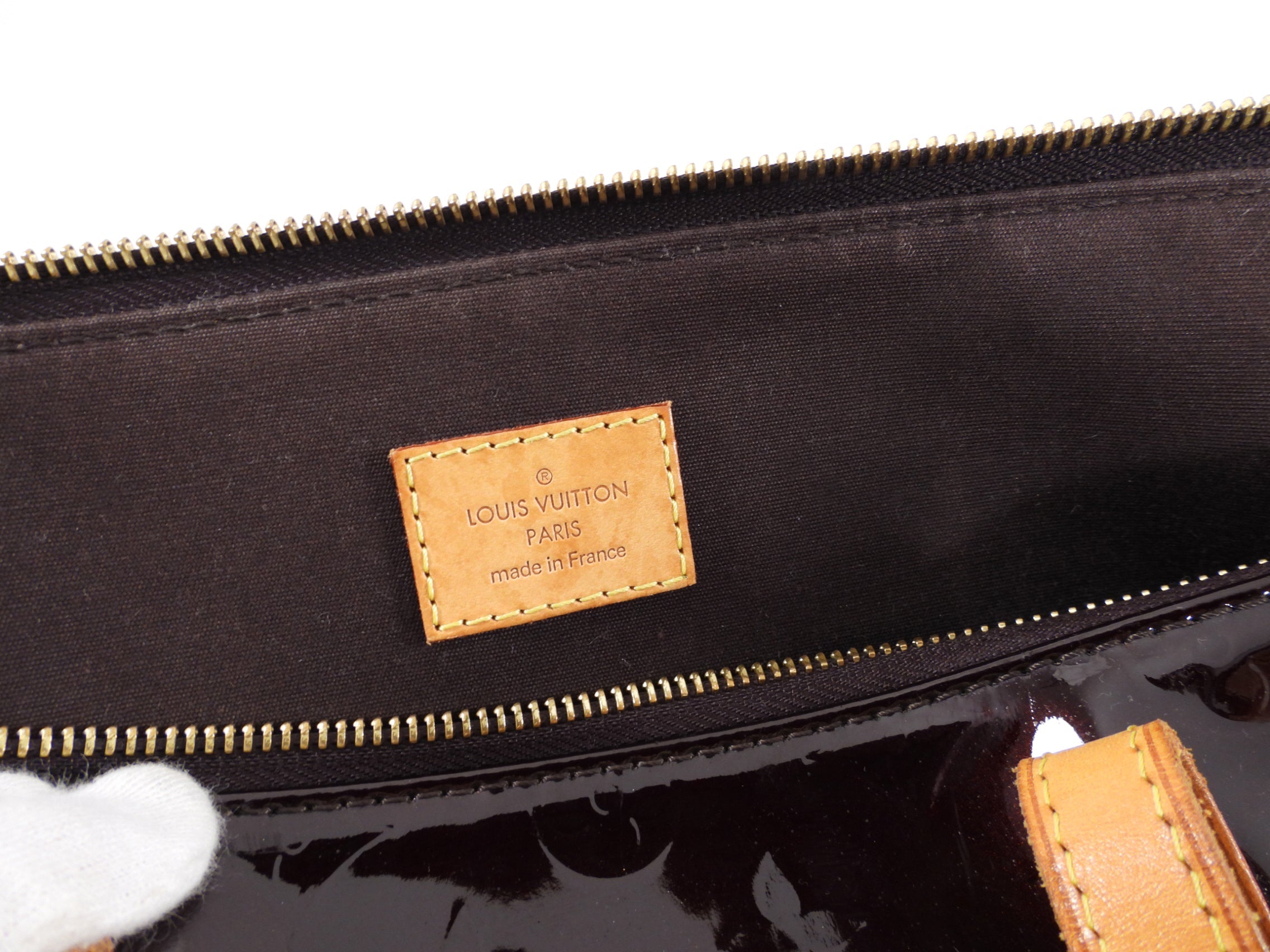Louis Vuitton Amarante Monogram Vernis Belleview GM Tote Bag