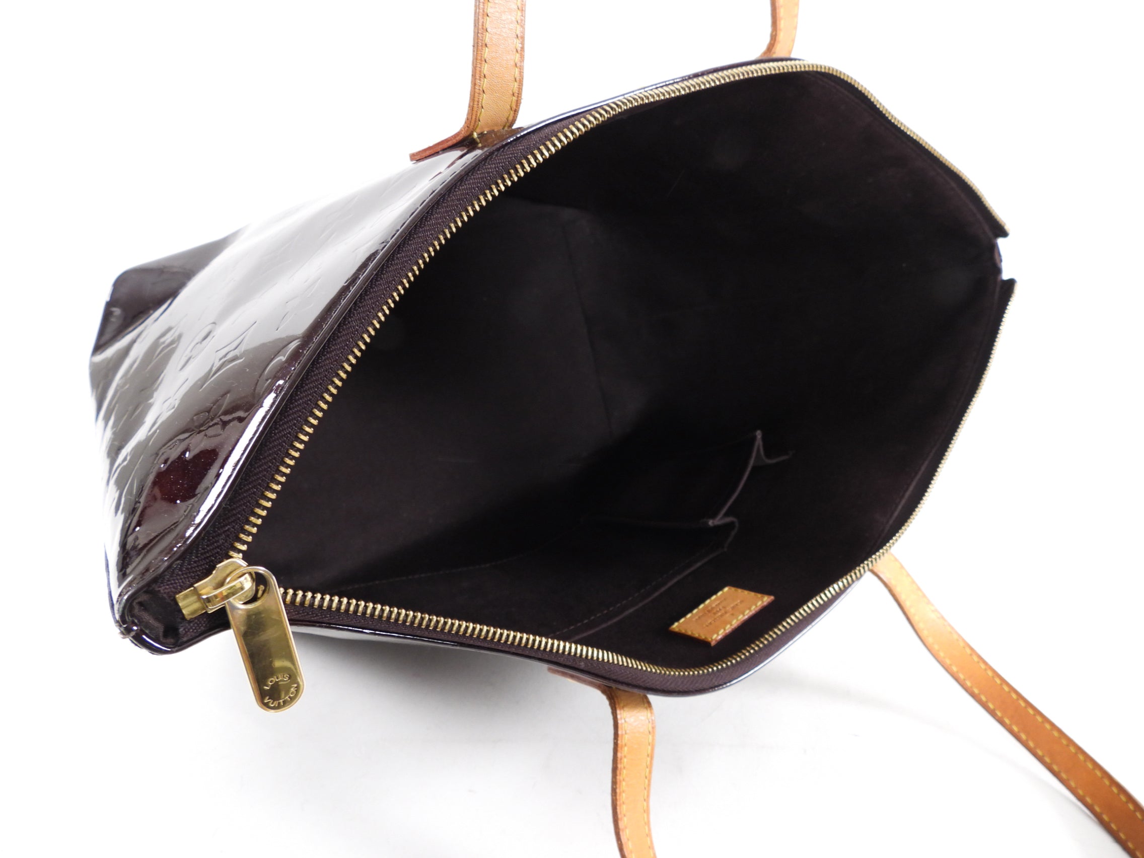 Louis Vuitton Amarante Monogram Vernis Belleview GM Tote Bag
