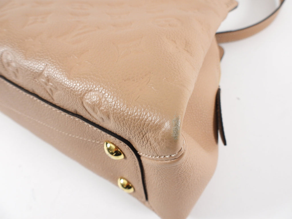 Louis Vuitton Empreinte Leather Vosges MM Papyrus Bag